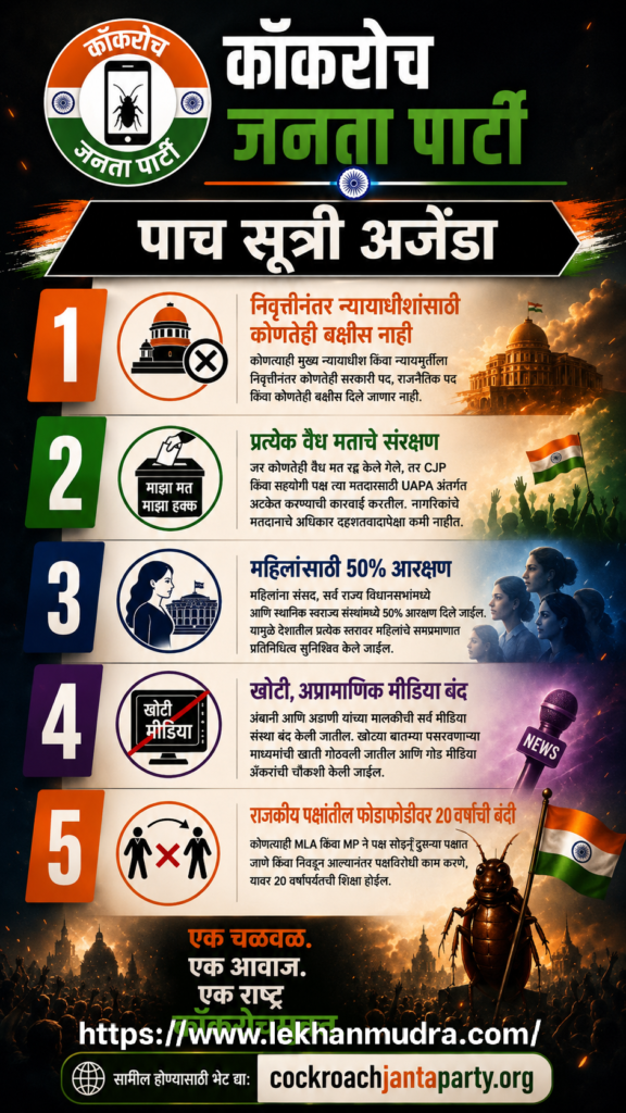क्रॉक्रोच जनता पार्टी च्या